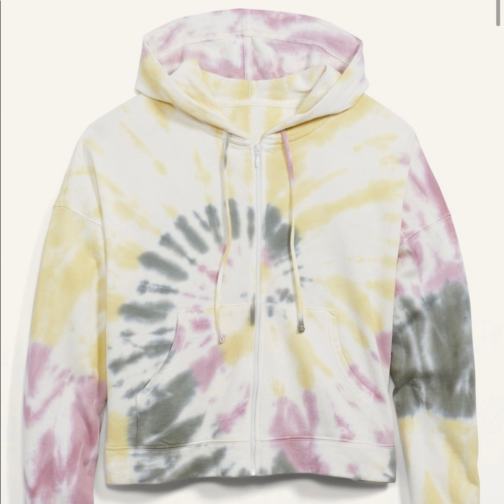 NWT Old Navy Women’s Tie Dyed Full Zip Hoodie!
